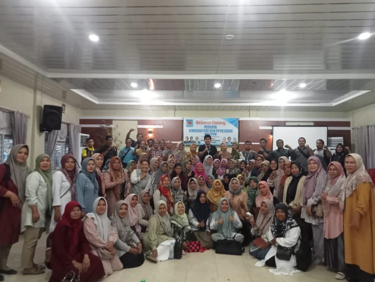72 Peserta Forum Hohorer K2 Merangin Ikuti Simulasi CAT ASN PPPK. (Foto : ist)