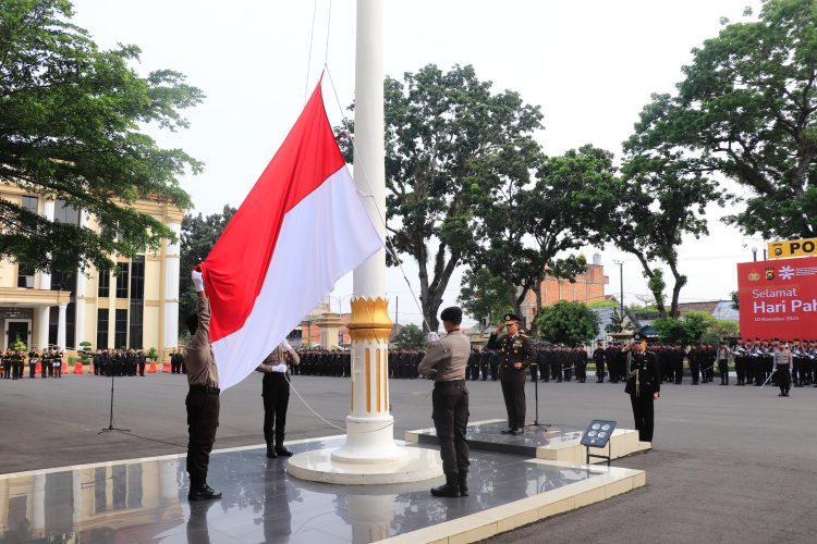 Polda Jambi Peringati Hari Pahlawan. (Foto : ist)