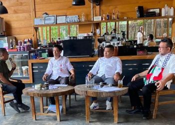 Jadi Pemateri Dialog Orasi, Muhammad Syahrul Tegaskan Pentingnya jadi Peserta BPJS Ketenagakerjaan. (Foto : ist)