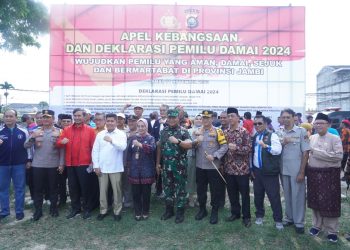 Kapolda Jambi Minta Peserta Deklarasi Pemilu Damai 2024 Tak Sekedar Diucapkan. (Foto : ist)