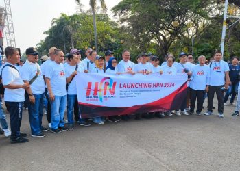 Menteri Koperasi dan UKM Ikuti Jalan Santai Launching HPN 2024 di Monas. (Foto : ist)