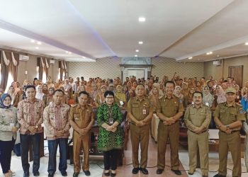 160 Kepsek Ikuti Pelatihan Strategi Kepemimpinan dan Keterampilan Oleh Dikbud Merangin. (Foto : ist)