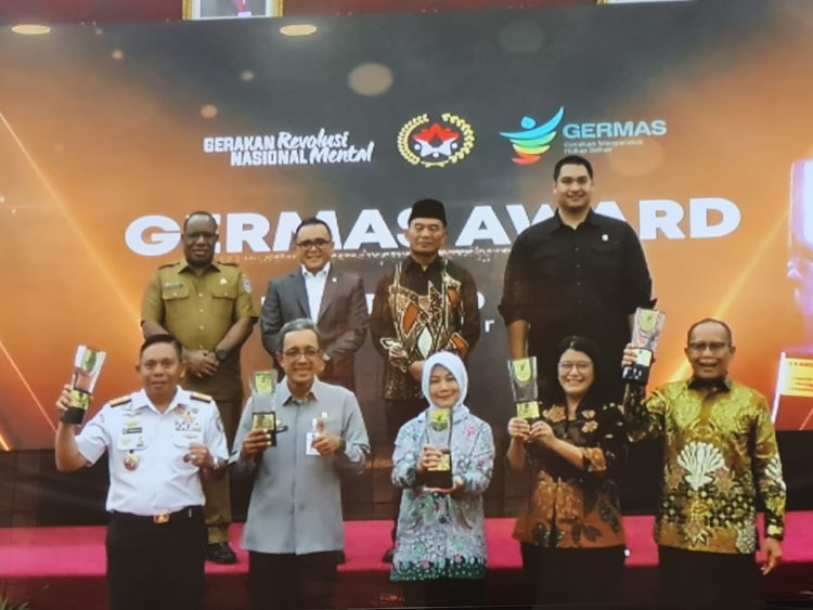 Kemenkumham Terbaik Kedua Germas Award Tahun 2023. (Foto : ist)