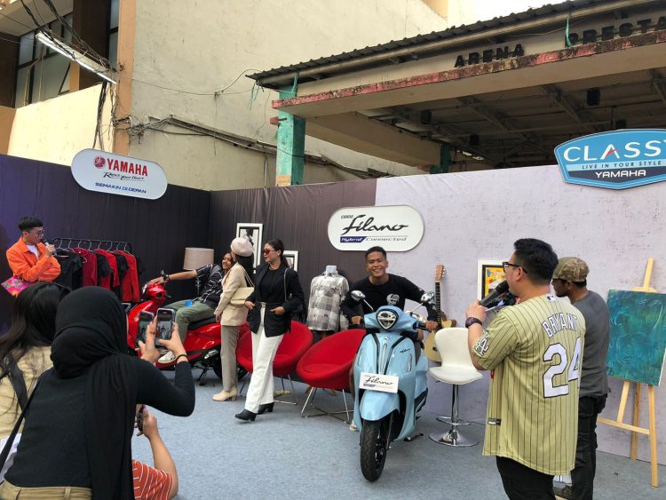 Skutik Classy Yamaha Semakin Lekat Dengan Gaya Hidup Anak Muda. (Foto : ist)