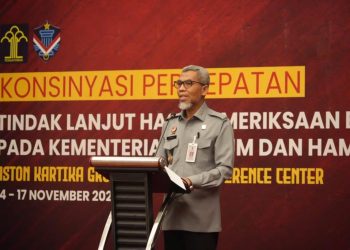 Irjen Kemenkumham Serukan Tindak Lanjuti Hasil Pemeriksaan BPK. (Foto : ist)