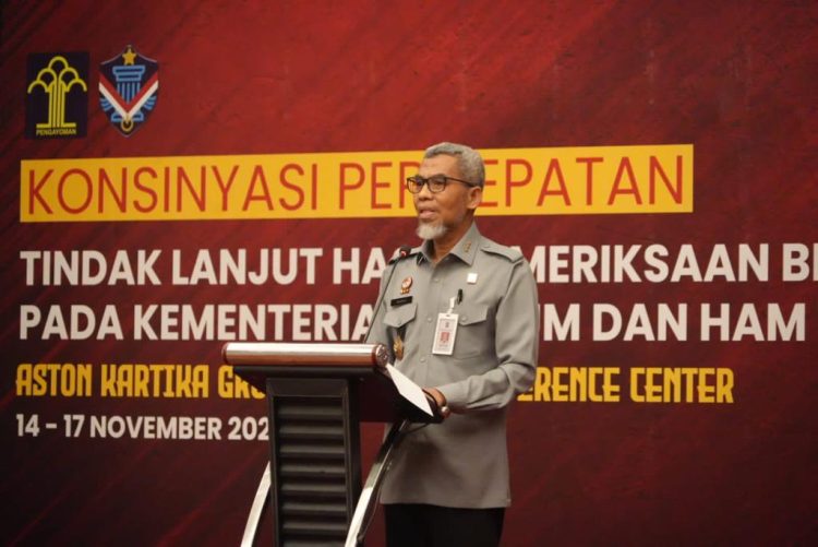 Irjen Kemenkumham Serukan Tindak Lanjuti Hasil Pemeriksaan BPK. (Foto : ist)