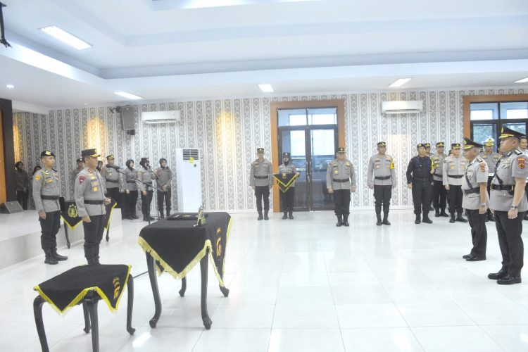 Irjen Rusdi Hartono Pimpin Sertijab Dirpamobvit Polda Jambi. (Foto : ist)