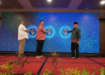 Gubernur Al Haris Apresiasi Inovasi PT. Taspen Permudah Pembayaran Pensiun. (Foto : ist)