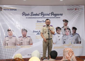 Konstelasi Politik Kian Panas Jelang Pilpres, Indra Gunawan Minta ASN di BPN Kota Depok Jaga Netralitas. (Foto : ist)