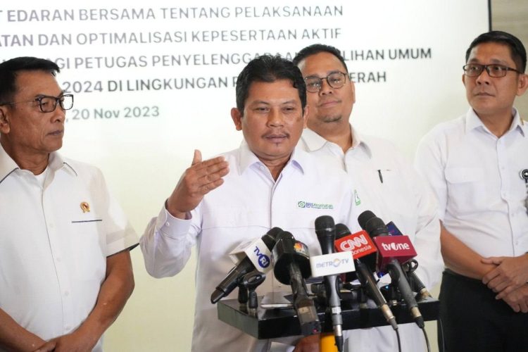 BPJS Kesehatan Dukung Skrining Riwayat Kesehatan Petugas Pemilu 2024. (Foto : ist)