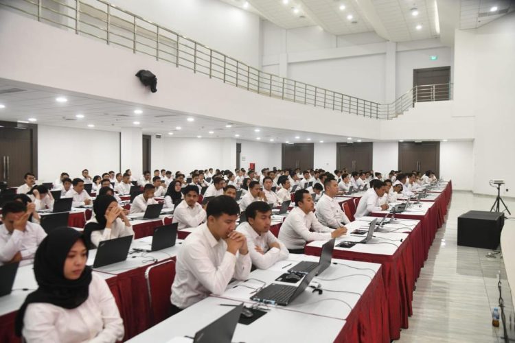 Calon PPPK Kemenkumham Jalani Seleksi Kompetensi. (Foto : ist)