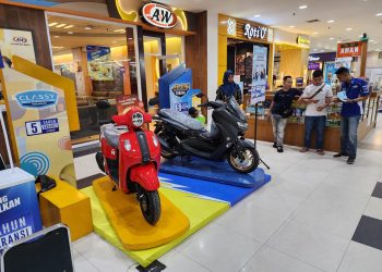 Gelar Pameran Yamaha di Mall Jamtos, Yamaha Berikan Promo Menarik. (Foto : ist)