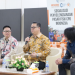 Yohanes F Silaen, Vice President Bursa CPO Indonesia Commodity and Derivatives Exchange (ICDX) memaparkan pelaksanaan perdagangan CPO melalui bursa kepada pelaku industri kelapa sawit di Pontianak. (Foto : ist)