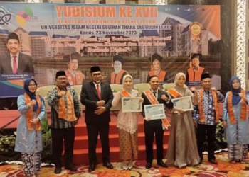 Sekda Sudirman Dorong UIN STS Jambi Lahirkan Inovasi Sistem Ekonomi dan Bisnis Islam Digital. (Foto : ist)