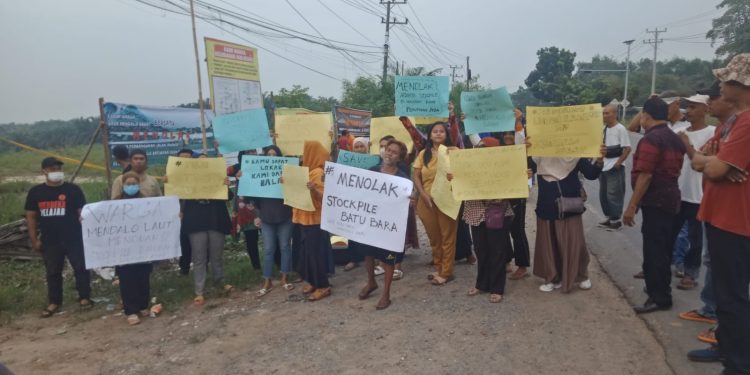 Penolakan Stockpile Batu Bara PT SAS Terus Digaungkan. (Foto : dok)