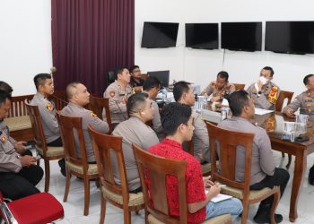 Polresta Jambi Rapat Persiapan Operasi Lilin 2023. (Foto : ist)
