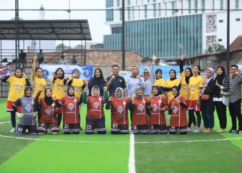 Yamaha Apresiasi Pertandingan Mini Soccer Jurnalis Perempuan Jambi. (Foto : ist)