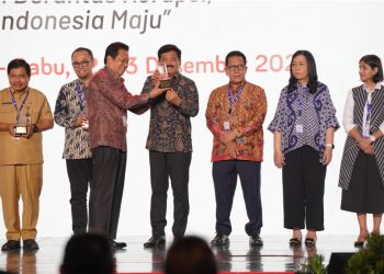 Kementerian ATR/BPN Raih Penghargaan Mitra LHKPN Tahun 2023. (Foto : ist)