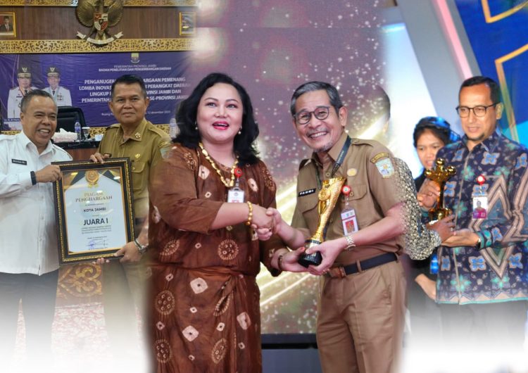 Terus Berinovasi, Pemkot Jambi Sehari Raih 2 Penghargaan Nasional dan 1 Tingkat Provinsi. (Foto : ist)