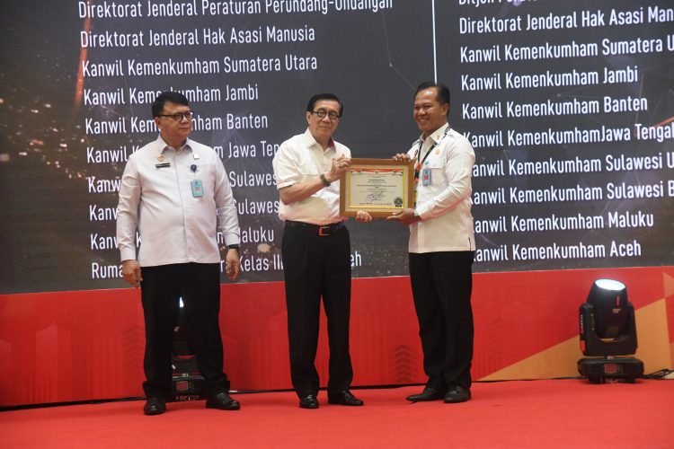 Berhasil Raih Predikat WBK, Kakanwil Kemenkumham Jambi Sampaikan Apresiasi Bagi Seluruh Jajaran. (Foto : ist)