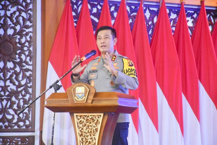 Kapolda Jambi Pimpin Rapat Lintas Sektoral. (Foto : ist)