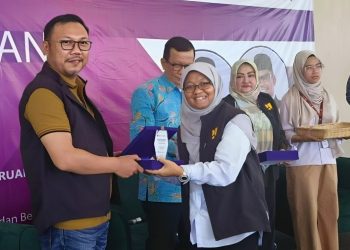 Kepala BPN Kota Depok Indra Gunawan hadir menjadi pemateri Peringatan Hari Tata Ruang 2023 dan Peringatan Hari Bhakti PU ke-78 Kota Depok, yang berlangsung di Alun-alun GDC Kota Depok, Kamis 14 Desember 2023. (Foto: BPN Kota Depok)