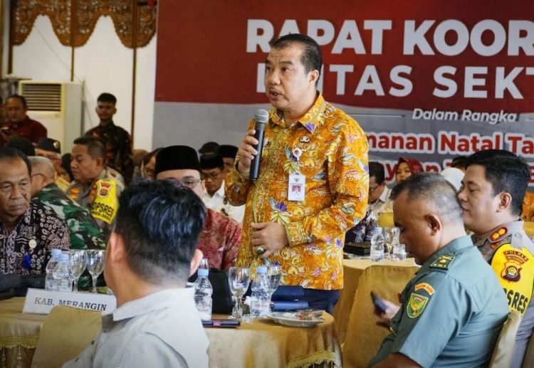 Mukti Lapor ke Gubernur, Merangin Aman dan Kondusif. (Foto : ist)