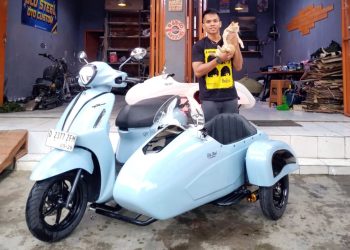 Jadi Inspirasi, Ini Tampilan Modifikasi Yamaha Filano Hybrid-Connected. (Foto : ist)