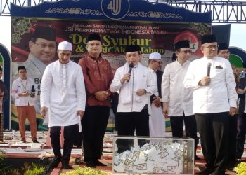 Hadiri Doa Syukur dan Dzikir Akhir Tahun, Gubernur Al Haris Harap Pemilu 2024 Aman. (Foto : Rolan - sinarjambi.com)