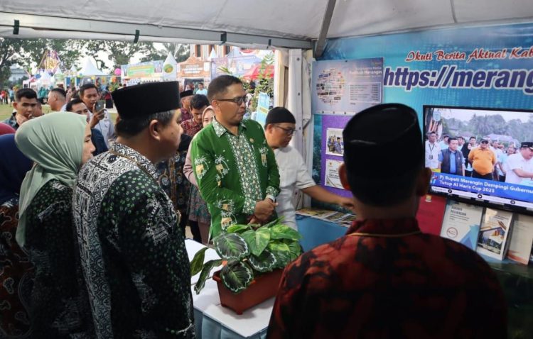 Pj Bupati Buka Merangin Expo 2023. (Foto : ist)