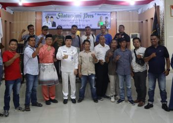 Mukti Apresiasi Insan Pers Merangin Beri Informasi ke Masyarakat. (Foto : Yendri - sinarjambi.com)