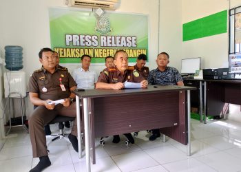 Kejari Merangin Rilis Capaian Kinerja Tahun 2023. (Foto : Yendri - sinarjambi.com)