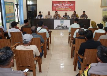 Kapolresta Jambi Ajak Warga Kelurahan Lingkar Selatan Jaga Kamtibmas. (Foto : ist)