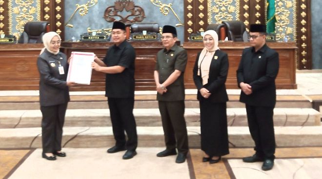 Sri Purwaningsih Sampaikan Komitmen Pemkot Jambi Ciptakan SDM Berkualitas. (Foto : Rolan - sinarjambi.com)