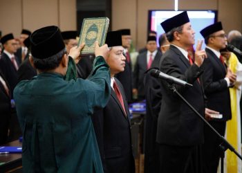 Gubernur BI Lantik 28 Pemimpin Baru Kantor Pusat dan Perwakilan BI. (Foto : ist)