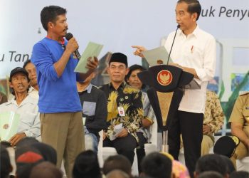 Kementerian ATR/BPN Terbitkan Sertipikat Redistribusi Tanah yang Berasal dari Tanah Timbul. (Foto : ist)