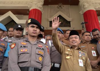 Gubernur Al Haris Sesalkan Demo Anarkis Disaat Pemerintah Cari Solusi, Minta Aparat Segera Cari Dalang Kerusuhan. (Foto : ist)