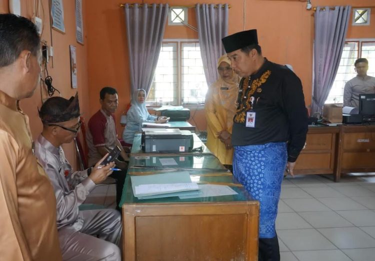 Mukti Sidak Hari Pertama Kerja 2024. (Foto : ist)