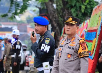 Kapolresta Pimpin Pengamanan Pengukuhan Gelar Adat Para Tokoh Jambi. (Foto : ist)