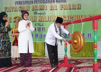 Pendidikan Islam Al-Falah H Masjchun Sofwan untuk Ingatkan Sejarah. (Foto : ist)