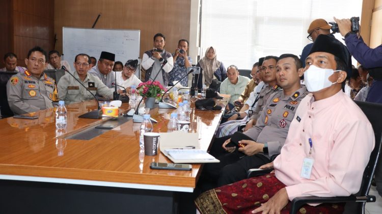 Kapolresta Jambi Hadiri Rapat Peninjauan Lokasi TUKS di Kantor BWSS VI. (Foto : ist)