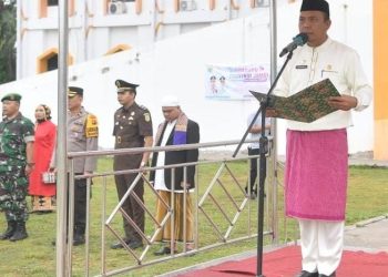 Pemkab Merangin Gelar Upacara HUT ke-67 Provinsi Jambi. (Foto : ist)