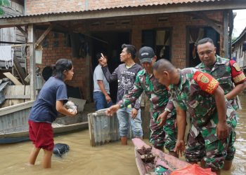 Aksi Kemanusiaan Lagi-lagi Ditunjukkan Kodim Bute. (Foto : ist)
