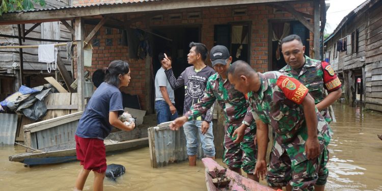 Aksi Kemanusiaan Lagi-lagi Ditunjukkan Kodim Bute. (Foto : ist)
