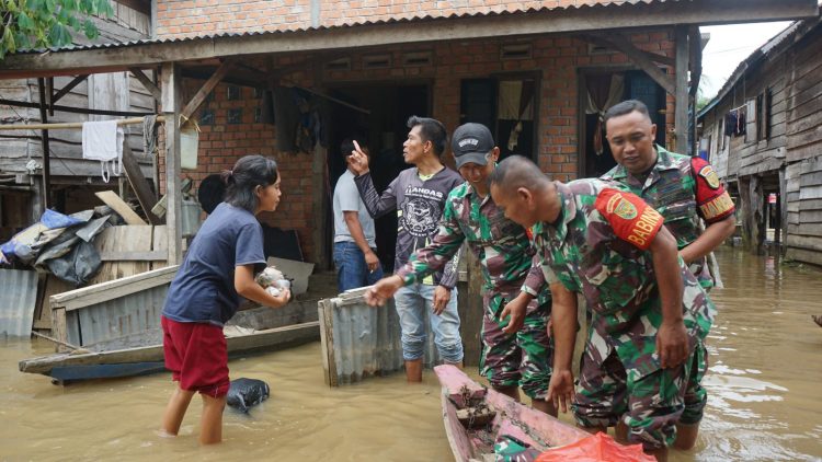 Aksi Kemanusiaan Lagi-lagi Ditunjukkan Kodim Bute. (Foto : ist)