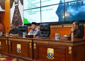 Gubernur Al Haris Gelar Rapat Optimalisasi Angkutan Batubara Melalui Sungai. (Foto : ist)