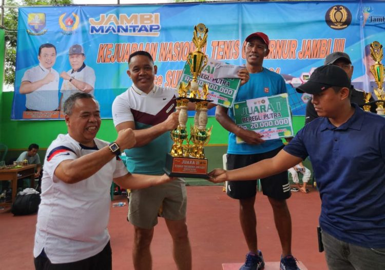 Tim Tenis Lapangan Polda Jambi Ukir Prestasi. (Foto : ist)