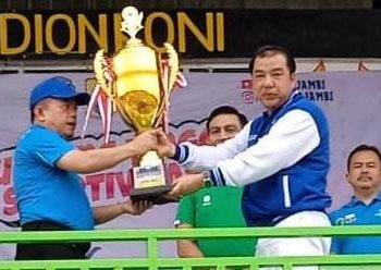 Mukti Minta Pertahankan Merangin Duta Bola Jambi. (Foto : ist)
