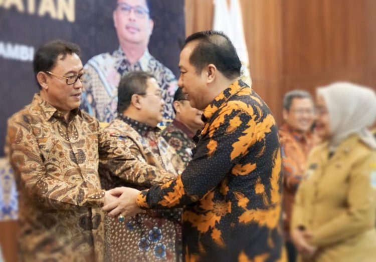 Mukti Ucapakan Selamat Bertugas Ketua BPK RI Perwakilan Jambi. (Foto : ist)