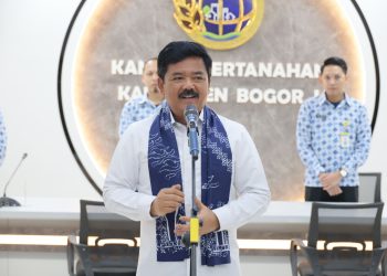 Menteri ATR/Kepala BPN Resmikan Loket Layanan di Kantah Kabupaten Bogor I. (Foto : ist)